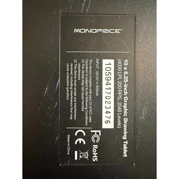 Monoprice Graphic Drawing Tablet - Picture 7 of 8